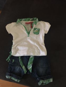Polo shirt and shorts
