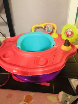 Baby’s booster and activity seat for girls