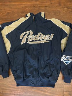Majestic 2000s San Diego Padres Dugout Jacket L Authentic MLB Apparel Vintage