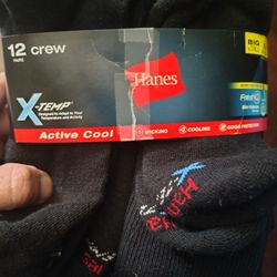 Hanes 12 Crew  X-temp  Size 12-14