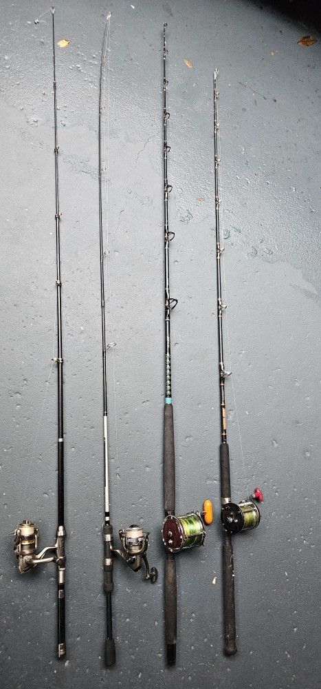 4 Fishing Rods