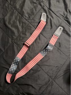American Flag Guitar Strap