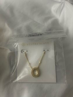 Kendra Scott Necklace 14 karat gold plated brass