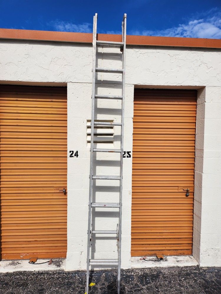 20 Foot 2 Stage Aluminum Ladder