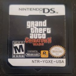 Grand Theft Auto ChinaTown Wars GTA Nintendo DS Video Game Cartridge