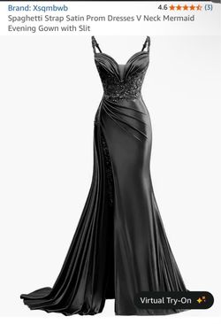 Black dress with Slit