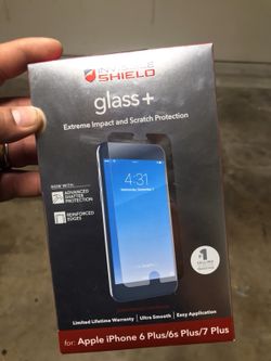 Zagg iPhone 6 Plus or 7 plus screen protector