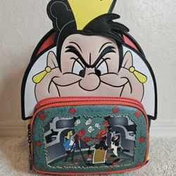 Loungefly Disney Villains Scene Series Queen of Hearts MINI Backpack