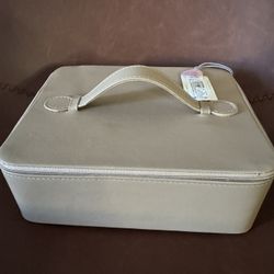 BNEW w/ tags Travel Train Case Make-up Case with Jewelry Box 10$