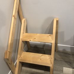 Wooden Hot Tub Stairs - New