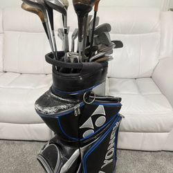 Premium Golf Bundle — Yonex Bag — Ping, TaylorMade, Jack Nicklaus, Wilson — 25+ Clubs