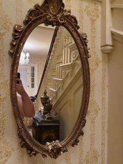 Ornate wall mirror