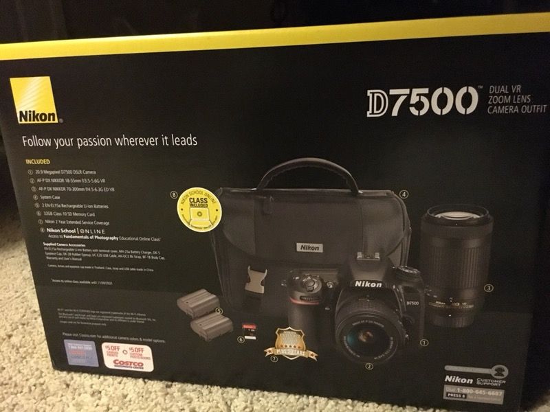 New Nikon D7500 bundle