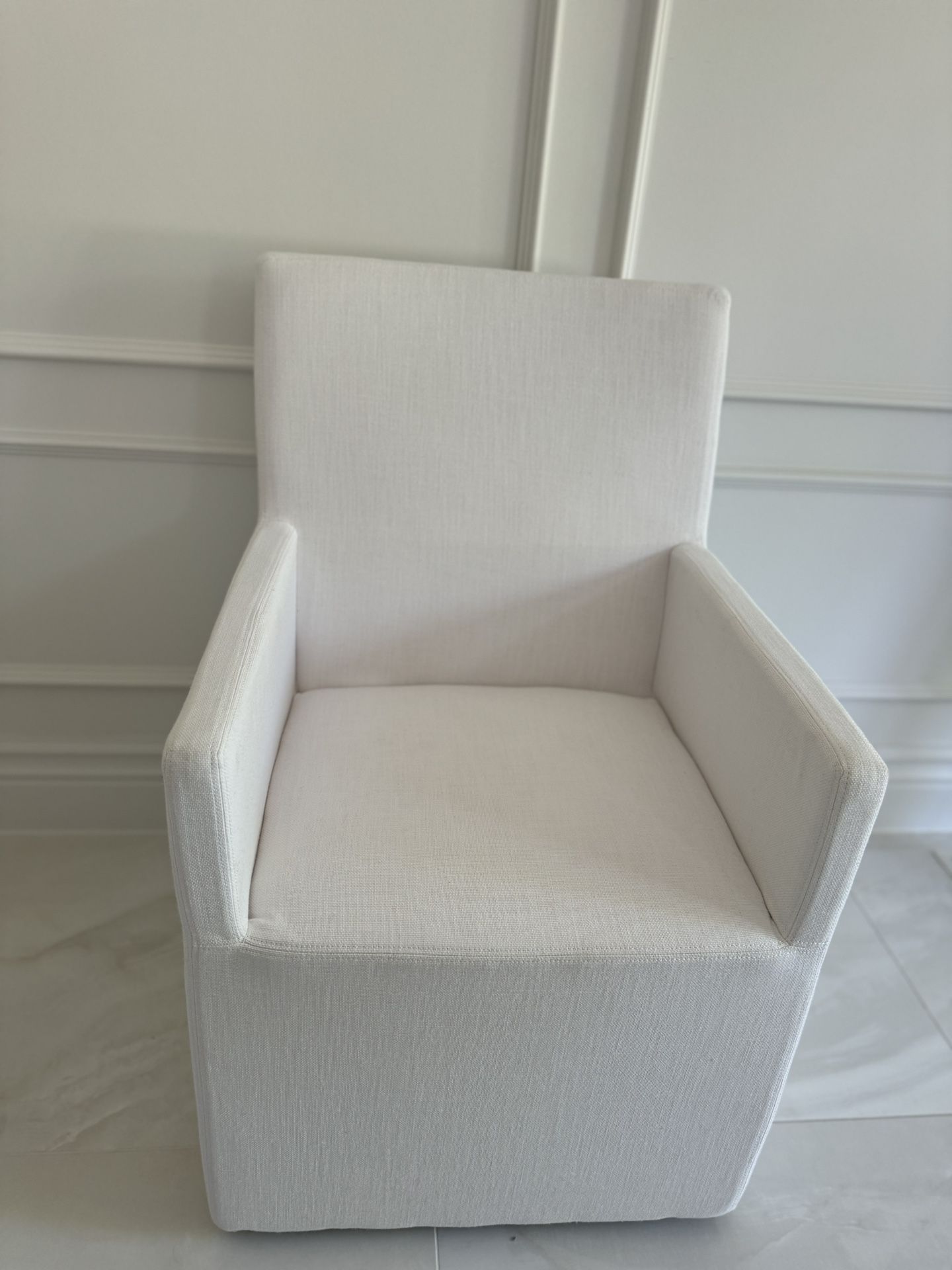 RH ELLISON HIGH-BACK FABRIC DINING SIDE CHAIR