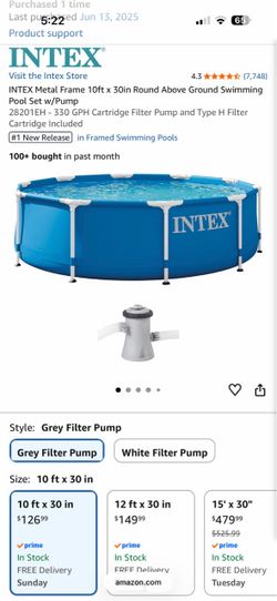Used pool