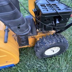 5 Hp, 24” Path  , Electric Start , Cub  cadet, 6 Speeds Forward, 2 Reverse, And A Headlight