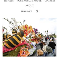 ROSE 🌹 Parade Float Fest Tickets!! Jan 1&2