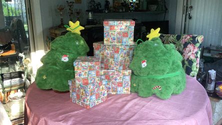 Christmas pillow storage gift box ((10 pc)