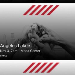 Blazers Vs. Lakers