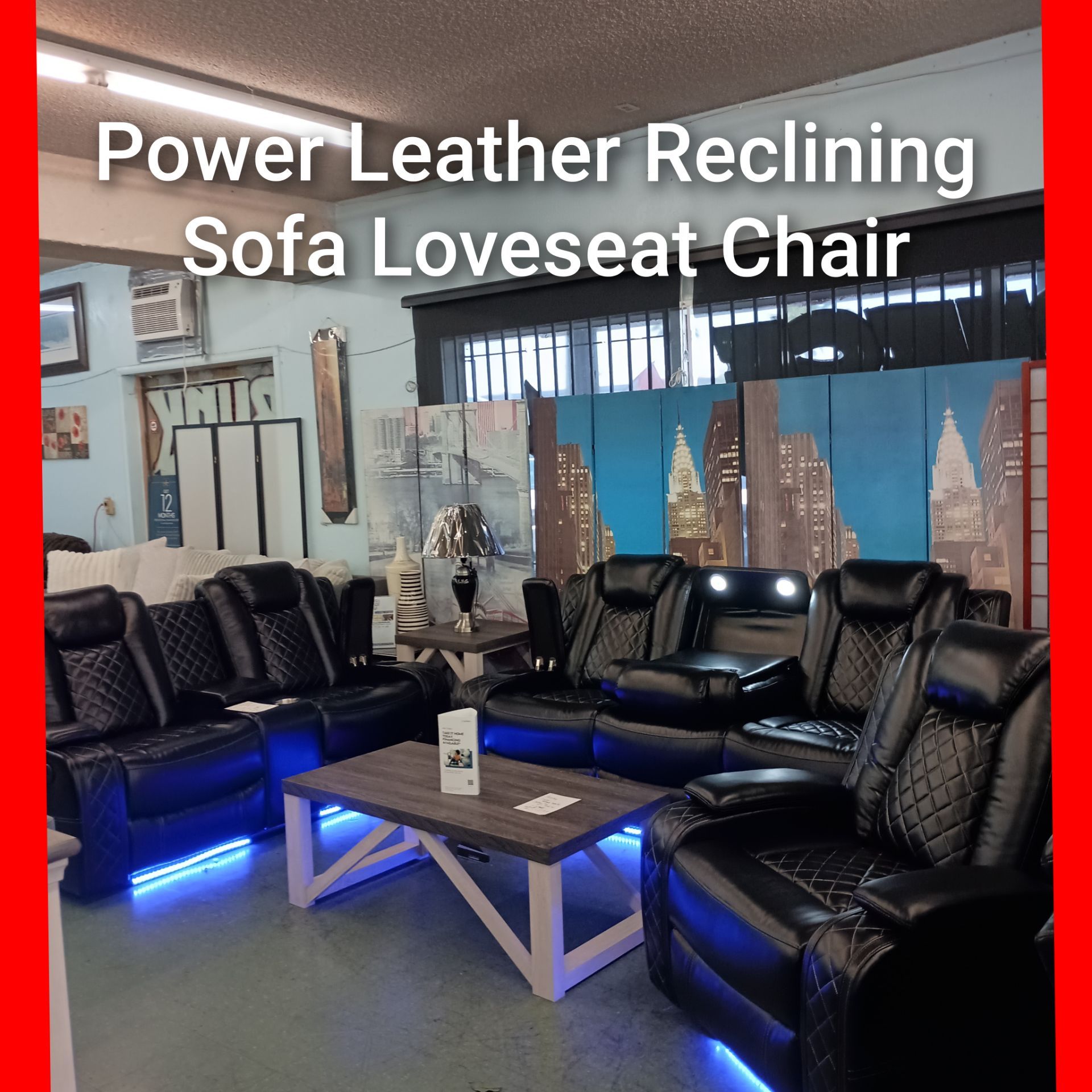 😍 Power Reclining Sofa Loveseat and Chair all for $1899