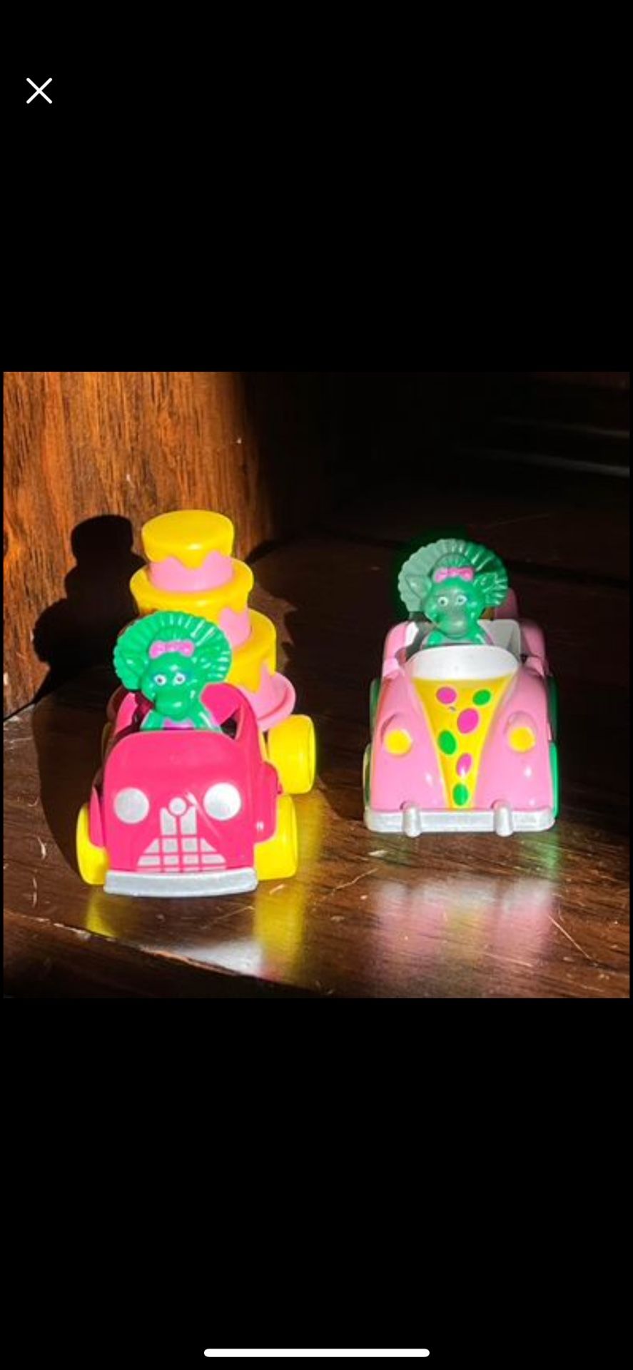 Vintage Baby Bop Diecast Metal Cars