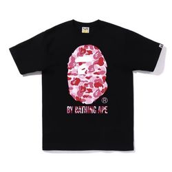 Bape Tshirt Black and Pink