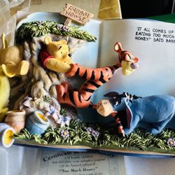 Disney *Winnie The Pooh*’Too Much Honey’ Storybook Collection No. Tigger, Piglet, Rabbit, Eeyore