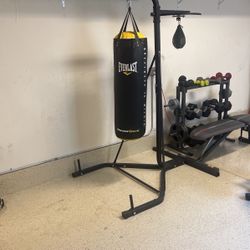 Heavy Bag And Rack