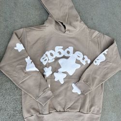 Sp5der Beluga Hoodie Sand