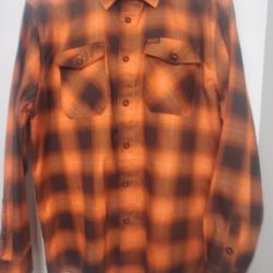 HALES FLANNEL LARGE SHADOW PLAID NOT PENDLETON BOARD SHIRT OR DIXXON FLANNEL CARHARTT BRIXTON FILSON HARLEY DAVIDSON BIKER STYLE LOOK OG GANGSTER 