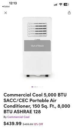 🆒 NOW❗️portable Air Conditioning 🥶 5000 BTU $180 EACH