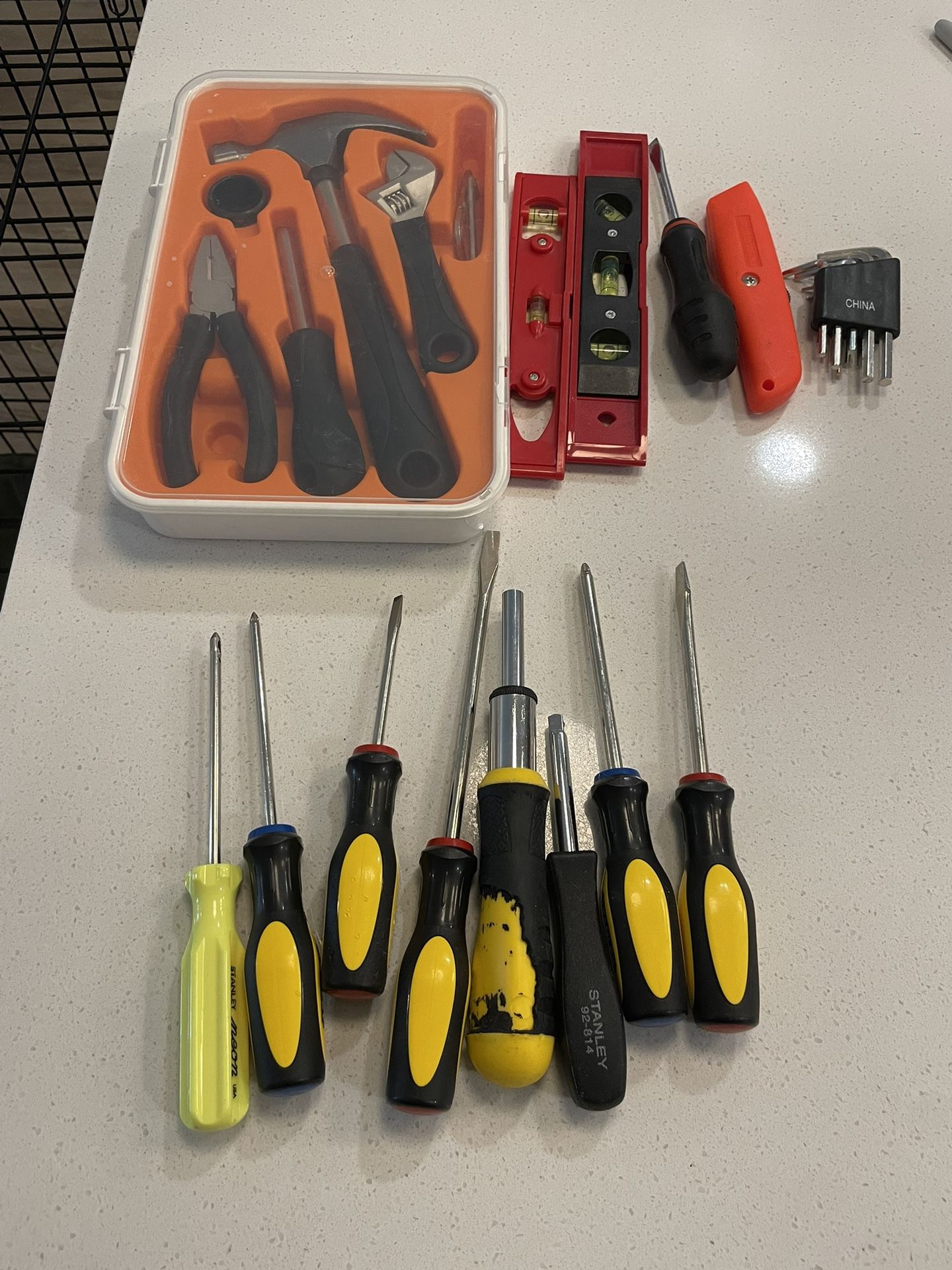 Assorted tools