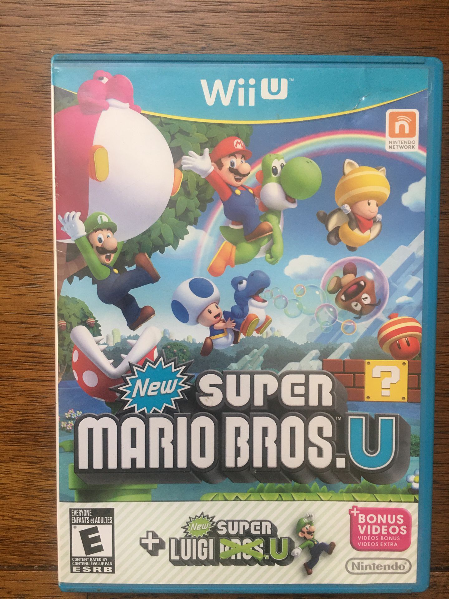 Nintendo Wii U super Mario bro’s u plus Luigi