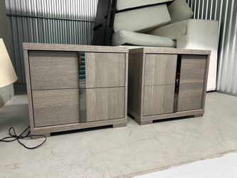 Two nightstands modern