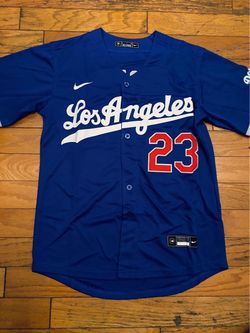 Blue Los Angeles dodgers Tucker road jersey