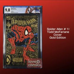 Spider-Man, Vol. 1 #1 I CGC 9.8 Spider-Man Custom Label