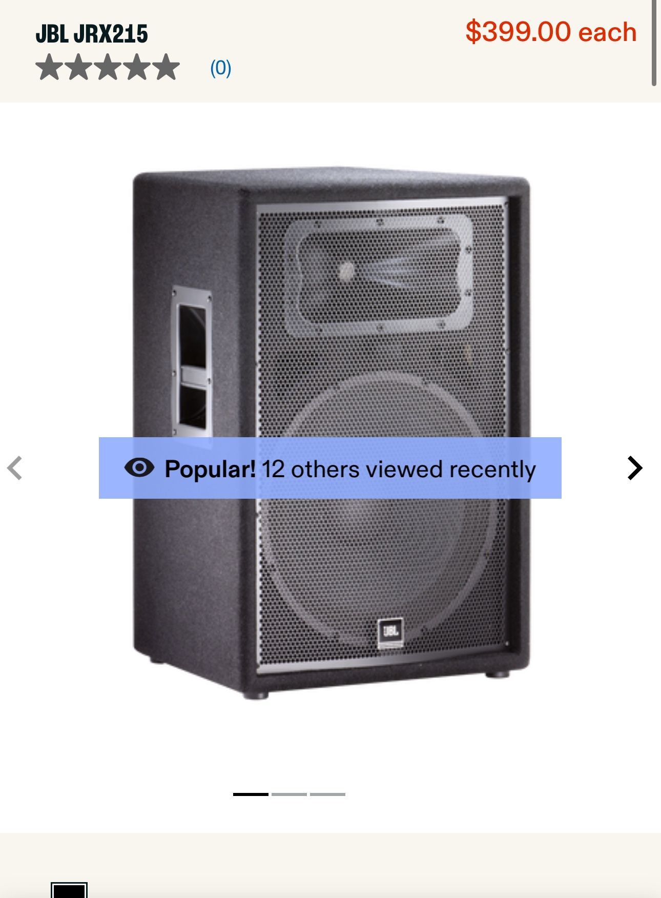 200 Jrs JBL Speaker
