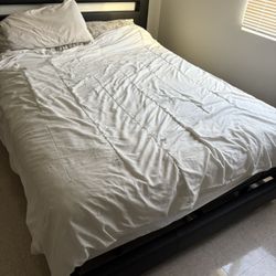 Queen bed with base and everything