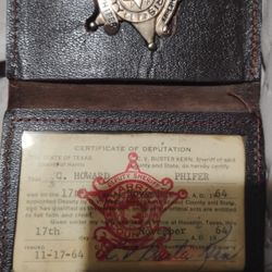 1954 Harris County Sheriff Badge