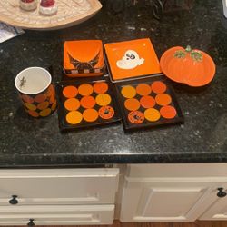Halloween Ceramic Mini Dish Lot