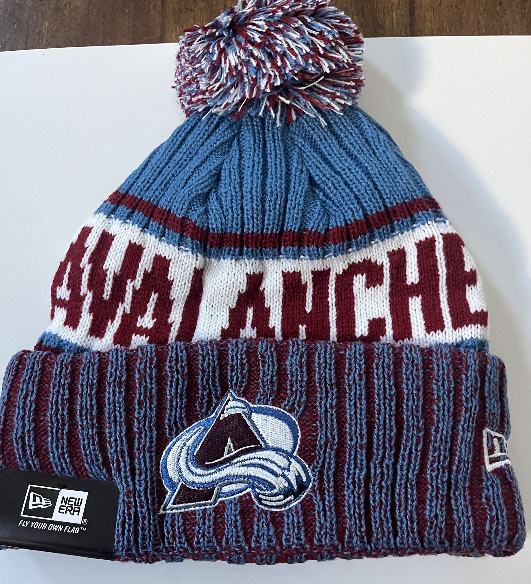 Colorado Avalanche Team Logo Beanie Hat Cap - NWT