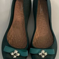 Boaonde Icari Women’s Size 8 Slip On Flats Bow Beads Comfortable Casual