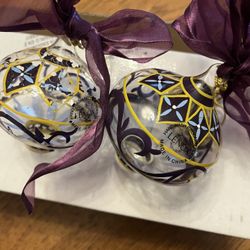 Lennox glass ornaments