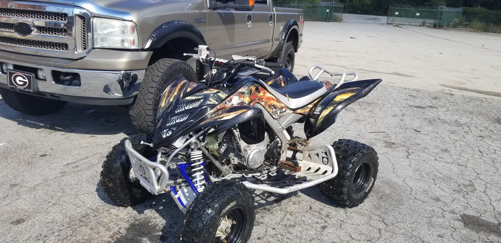 Raptor 700r. Fast af racing atv quad yamaha banshee