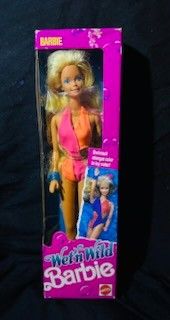 1989 Wet And Wild Barbie Doll