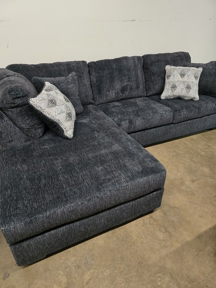 New Plush Sectional