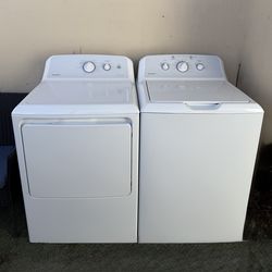 Washer and dryer  set ge Hotpoint  he extra capacity  plus