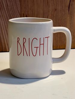 Rae Dunn “BRIGHT” Ceramic Coffee Mug