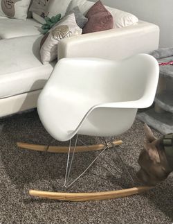 White Rocking Chair