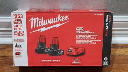 *NEW* M12 Milwaukee 6AH Battery Kit